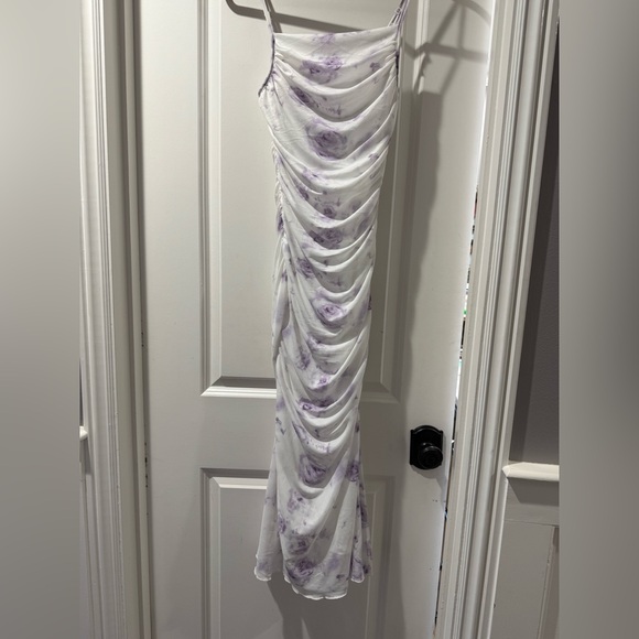 SHEIN Dresses & Skirts - SHEIN White and Purple Maxi Dress 0 / XS